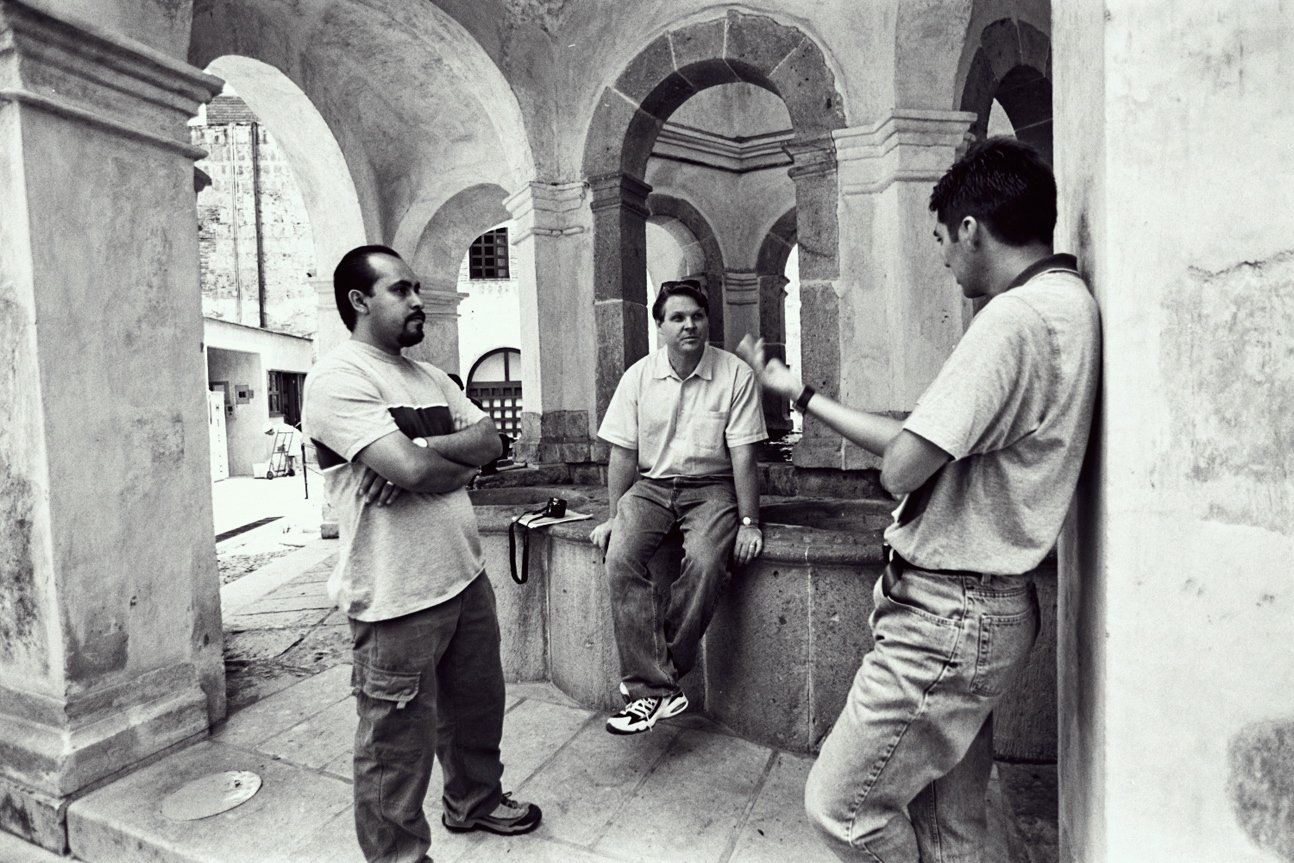 David Griswold, Jorge Cuevas and Oscar Magro in Oaxaca