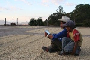 Growers with iPads