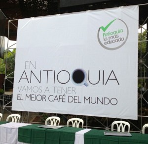 "In Antioquia, we are going to have the best coffee in the world."